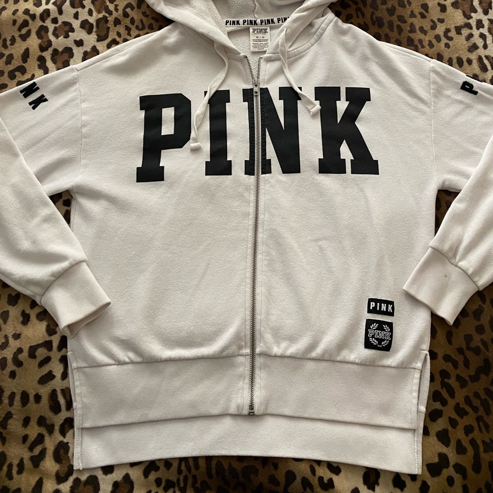 VS PINK full zip hoodie